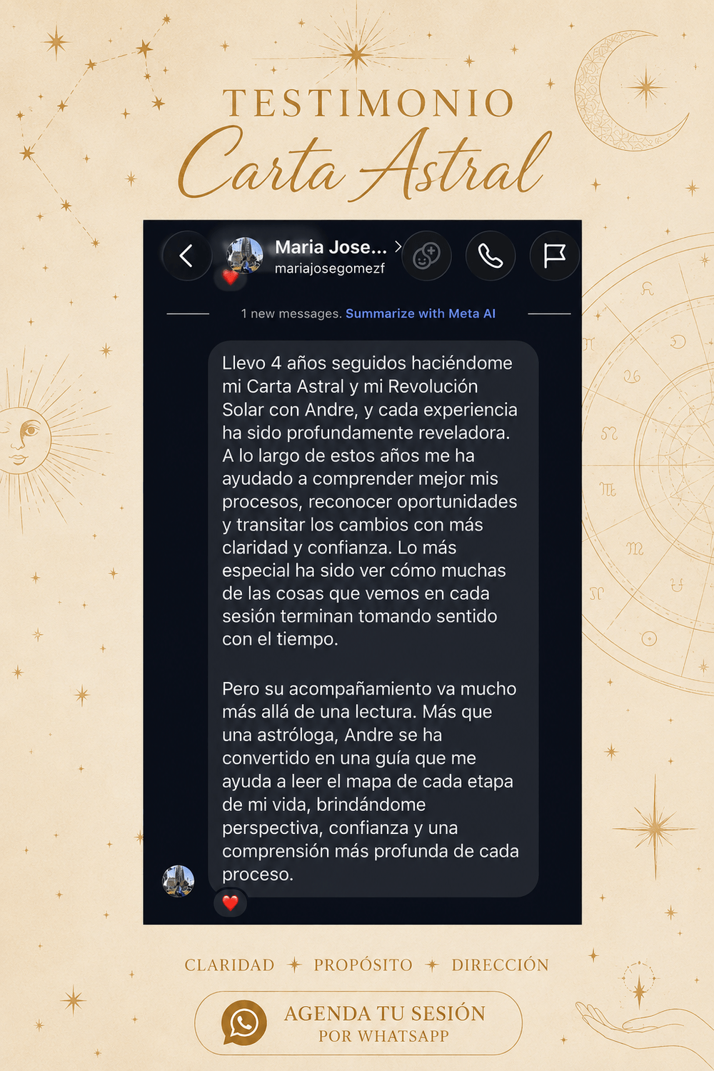 Testimonio de participante 2
