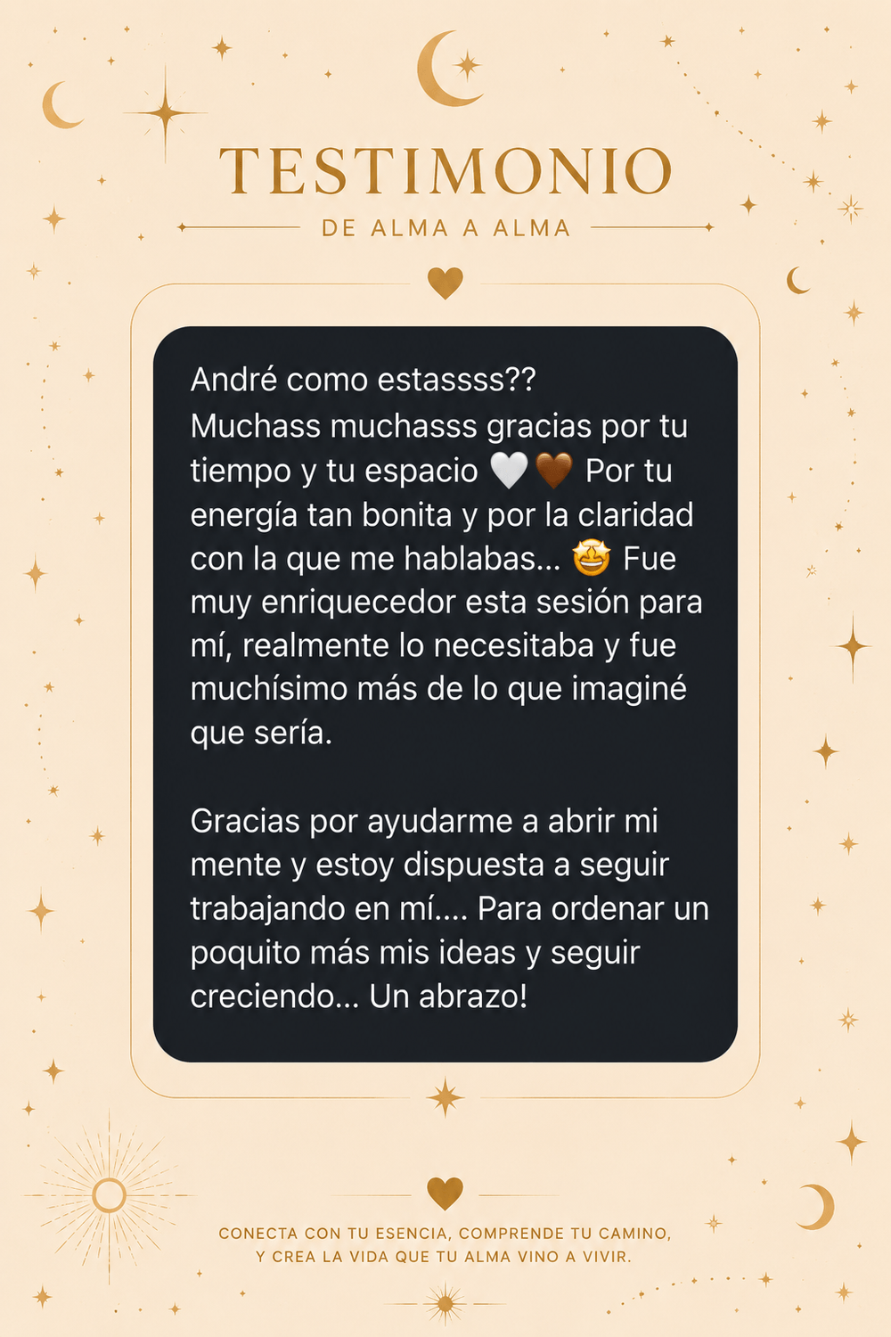 Testimonio de participante 3